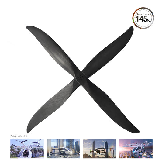 63 inch 2- blade carbon fiber propeller for mega UAV Drone Airplane paramotor paraglider