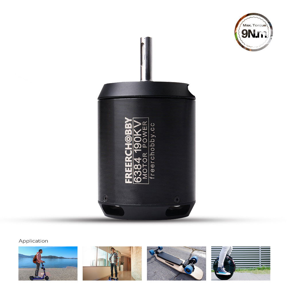 BLDC Belt Motor MP 6384 4000W for Electric Skateboard