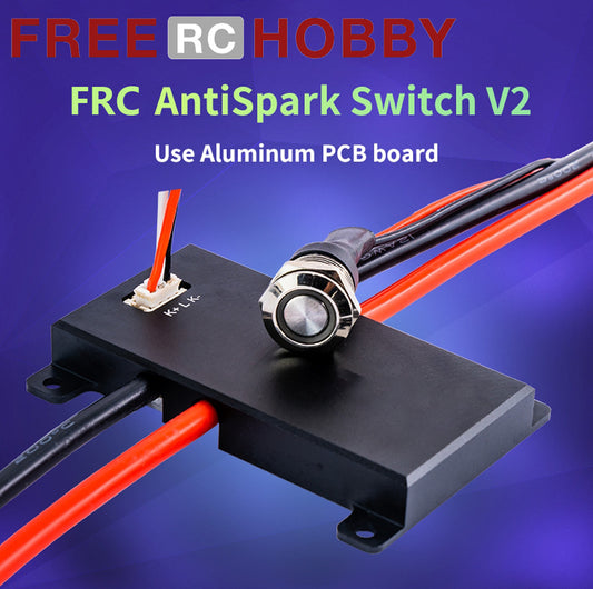 FRC AntiSpark Switch V2 Aluminum pcb board 300A for Electric Skateboard /Ebike/ Scooter/Robots
