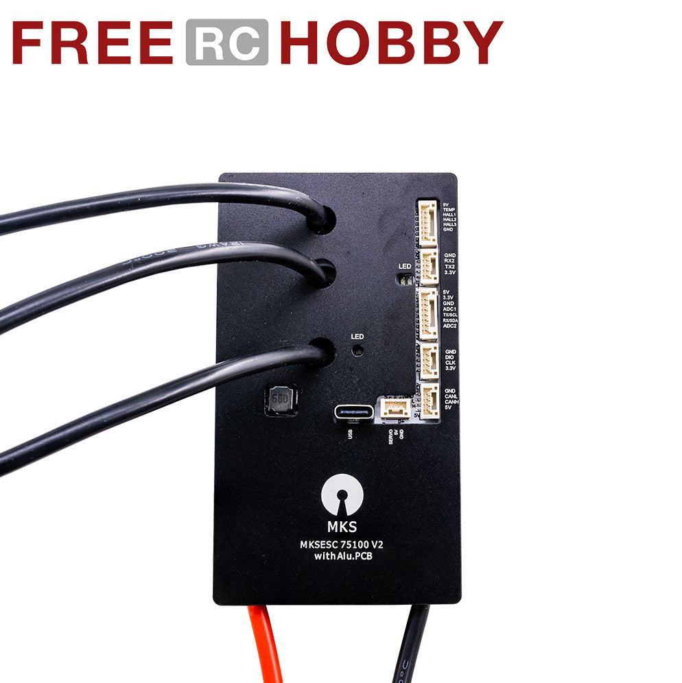 FRC VESC 75100 V2 84V 100A With Alu PCB Based on VESC For Electric Skateboard/Scooter/Ebike Speed Controller