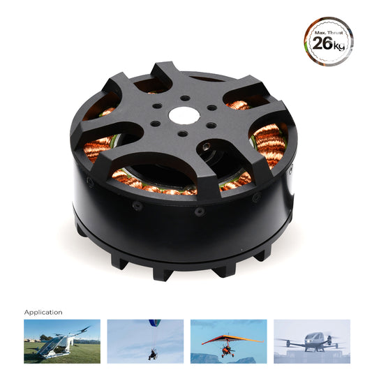Manned Aircraft Drone Propulsion System Motor Controller with 10860 26KG thrust+36 inch large size carbon fiber propeller+24S 150A ESC