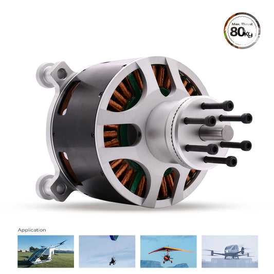 MP154120 40KW Brushless Motor with 85kg Thrust for Big drone/Plane
