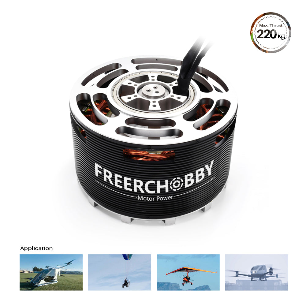 MP240150 100kw 230kgThrust Outrunner Brushless Motor for Big Plane/Car/Boat