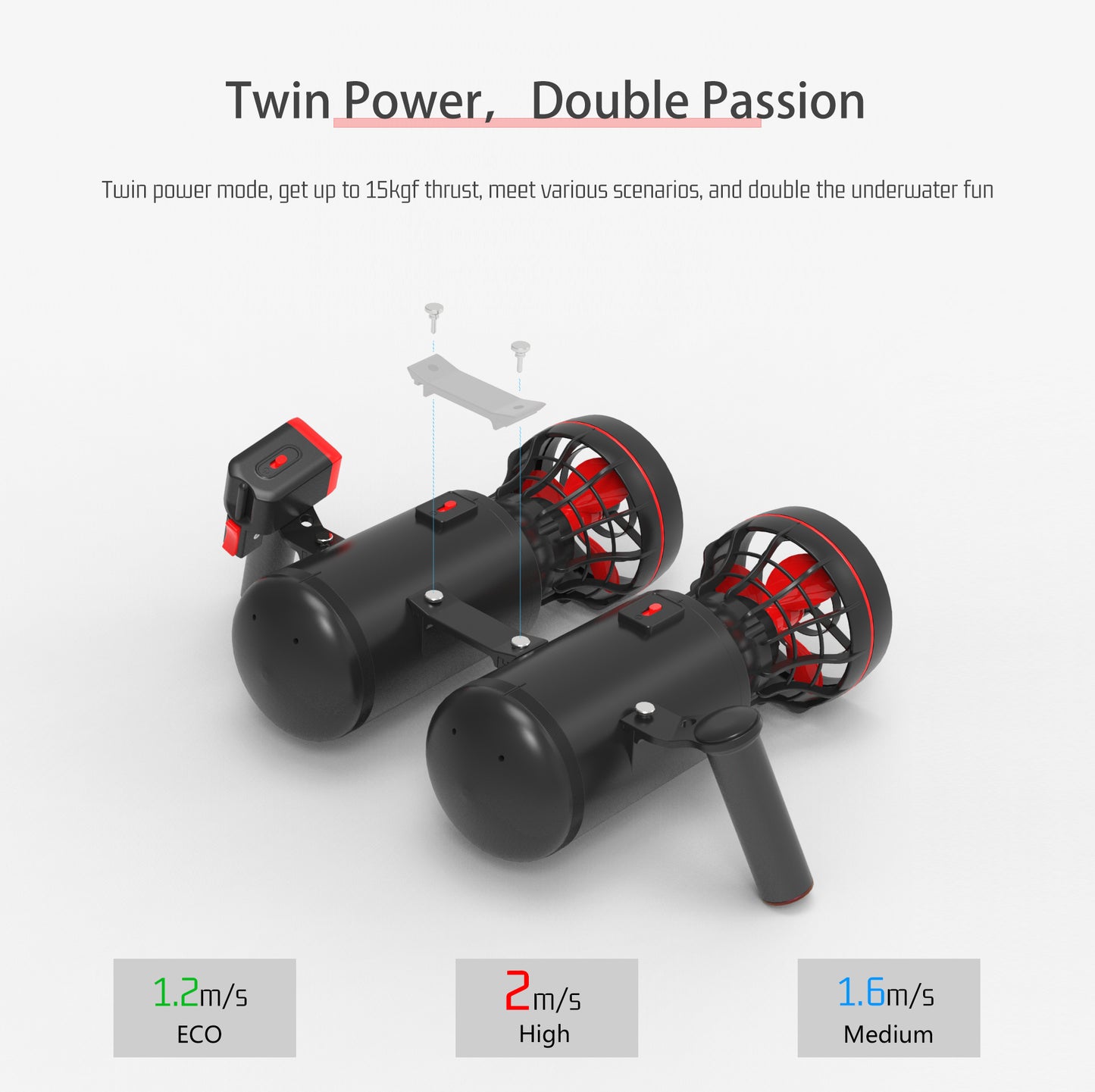The world smallest and most powerful Sucba Diving machine underwater scooter with high thrust 7.5kg thrust
