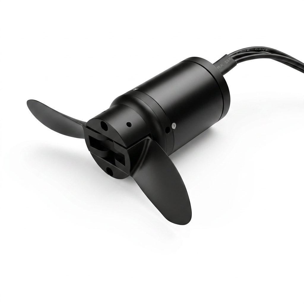 FRC IP68 Waterproof Brushless DC 6384 Motor 80KV 4KW 47kg Thrust for Surfing Boat Underwater Thruster |Hydro | Efoil  Unpowered hydrofoil thruster motor/Stand-up paddle board propulsion motor