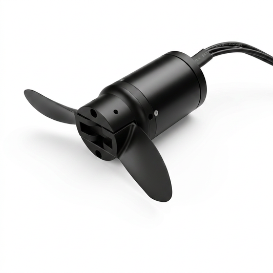 FRC IP68 Waterproof Brushless DC 6384 Motor 80KV 4KW 47kg Thrust for Surfing Boat Underwater Thruster |Hydro | Efoil  Unpowered hydrofoil thruster motor/Stand-up paddle board propulsion motor