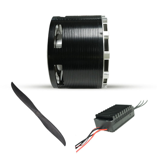 Manned Aircraft Drone Propulsion System Motor Controller with 202150 170KG thrust+63 inch large size carbon fiber propeller+400V 160A ESC