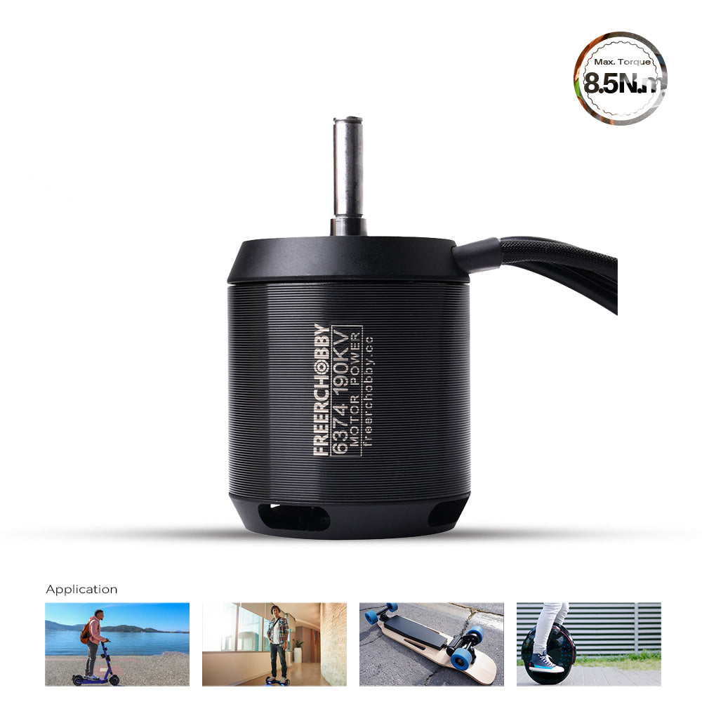 MP 6374 170KV Sensored Version Brushless Motor for Electric Skateboard