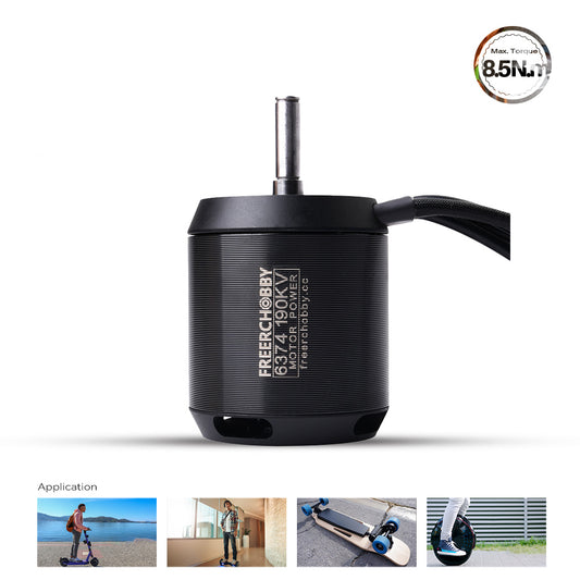 MP 6374 170KV Sensored Version Brushless Motor for Electric Skateboard