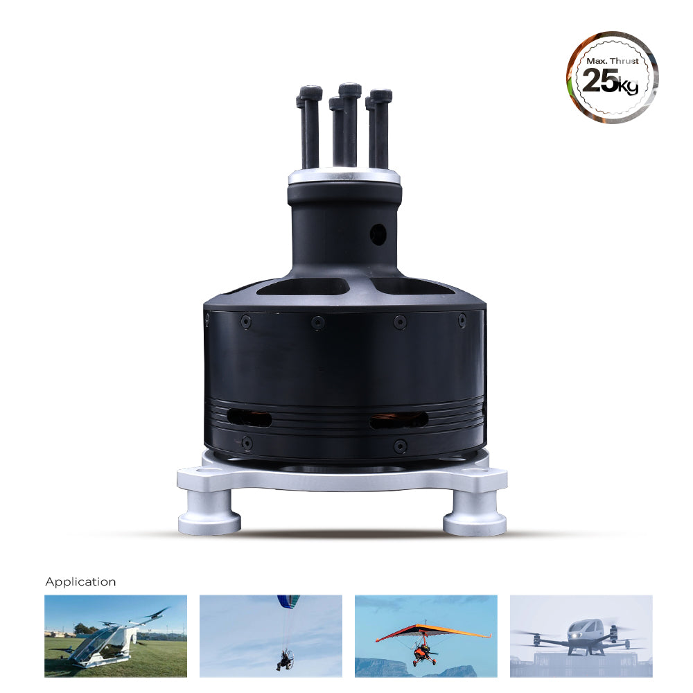 MP10850 7KW 24kg Thrust Outrunner Brushless Motor for Heavy Load Drone /Paramotor/ Paraglider