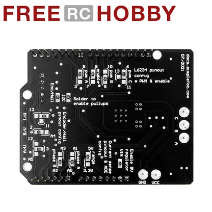 FRC SimpleFOC Shield V2.0.4 FOC BLDC Motor Controller Board Arduino Servo