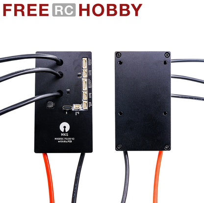 FRC VESC 75100 V2 84V 100A With Alu PCB Based on VESC For Electric Skateboard/Scooter/Ebike Speed Controller