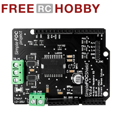 FRC SimpleFOC Shield V2.0.4 FOC BLDC Motor Controller Board Arduino Servo