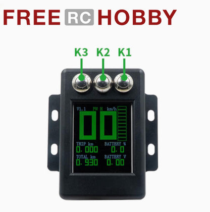 FRC  DAVEGA Electric Skateboard Speed & Current Display Module with GPS Positioning and ADC Constant Speed Control