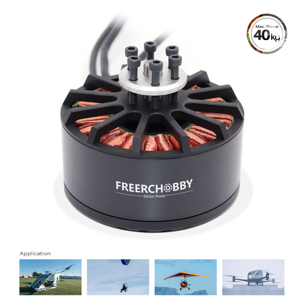 MP12070 13 KW Brushless Motor for Electric Paraglider,mega drone, paramotor ect