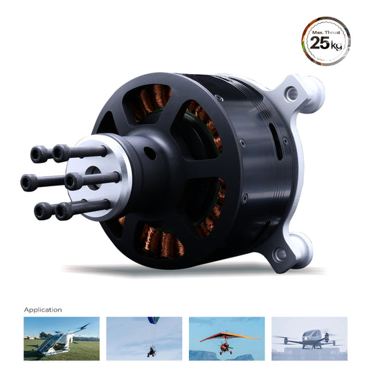 Manned Aircraft Drone Propulsion System Motor Controller with 10850 25KG thrust+36 inch large size carbon fiber propeller+14S 200A ESC