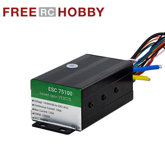 FRC VESC 75100 75V 100A Based on Benjamin VESC6 HighPower For Electric Skateboard/Scooter/Ebike Controller