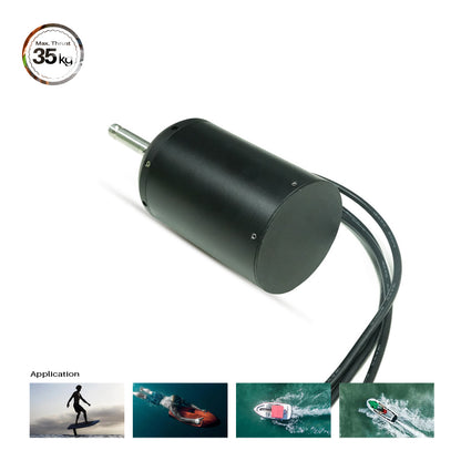 IP68 Waterproof Inrunner Brushless DC 66112 Motor for Surfing Boat Underwater Robots Thruster eoil