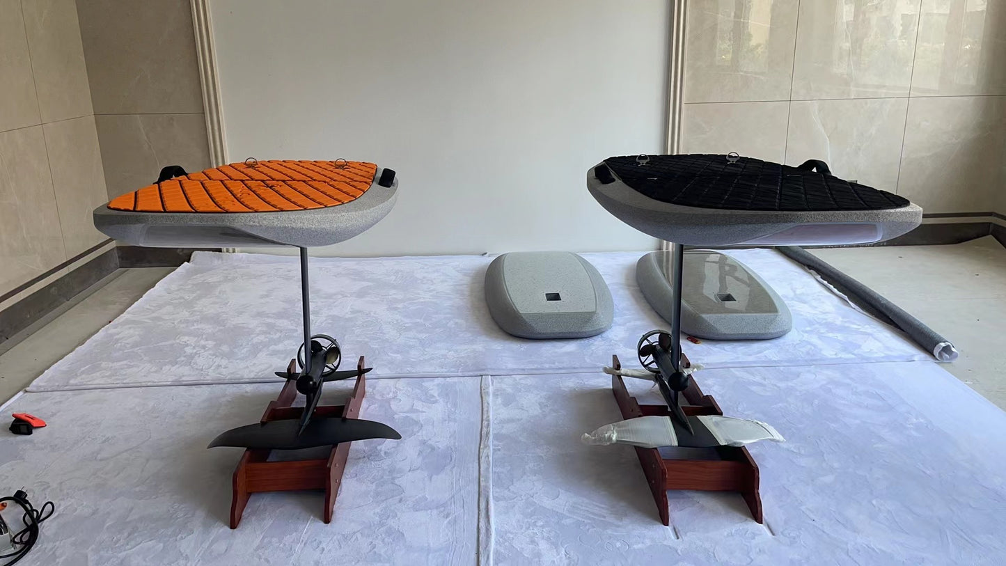 52kg thrust efoil electric propulsion System IP68 Waterproof 70141 bldc Motor +14S 160A ESC +LCD GPS RC remote+CNC propeller