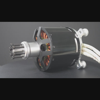 FRC 25KW MP120100 KV50 Outrunner Brushless Motor for Electric Paramotors and Electric Go-karts