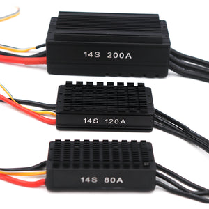 14S 120A HV waterproof ESC for RC boat Quadcopter Drone Plant protection aircraft